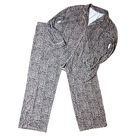 Nordstrom | Animal Print Pajama Set XL - Picture 6 of 11